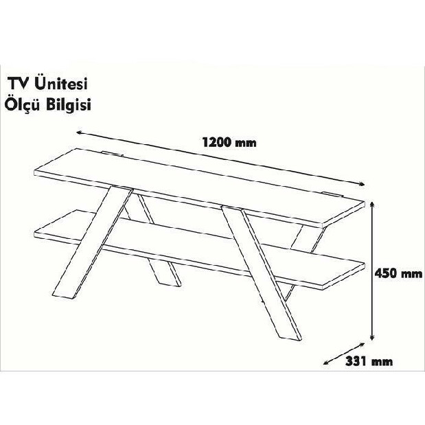 TV stolík/skrinka Baci