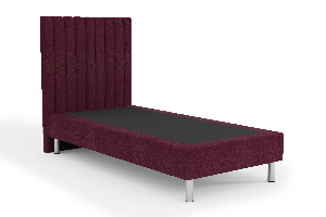 Čalúnená posteľ 90x200 cm Amby (bordová)