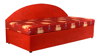 Jednolôžková posteľ (váľanda) 90 cm Kacy (so sendvičovým matracom) (P)