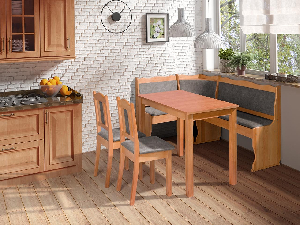Kuchynský kút + stôl so stoličkami Meyana III (jelša) (Forever 65)