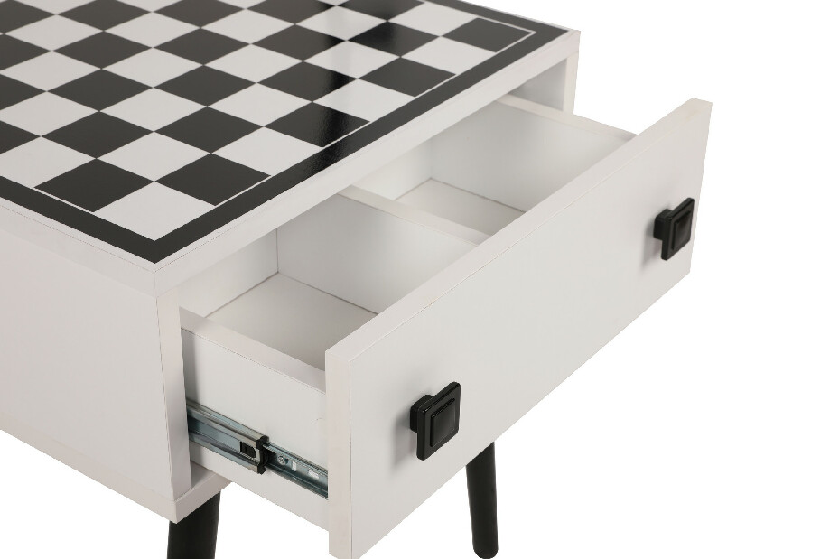 Šachový stolík Chess (Biela + Čierna)