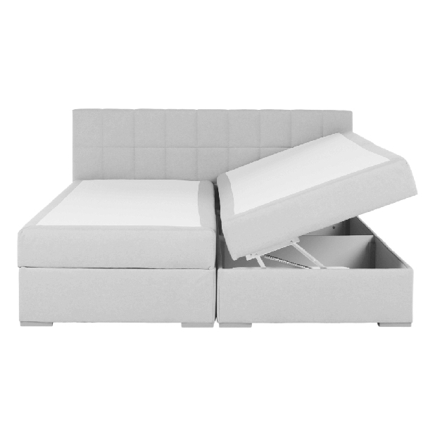 Manželská posteľ Boxspring 180 cm Ferrati (sivohnedá)