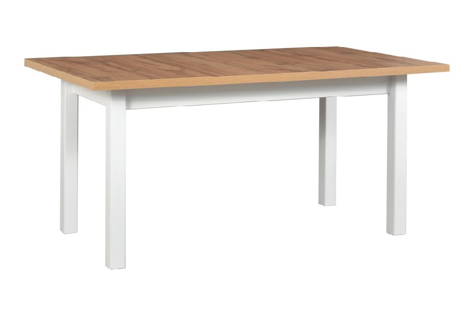 Jedálenský stôl Mitchell 2 XL (dub wotan + biela) (pre 6 až 8 osôb)