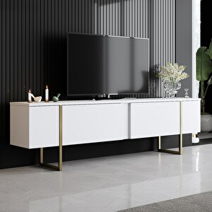 TV stolík/skrinka Luxi (biela)