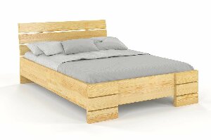 Manželská posteľ 200 cm Naturlig Lorenskog High (borovica)