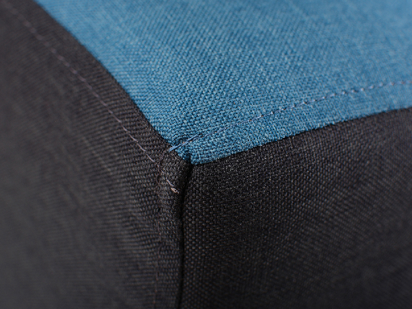 Rohová sedačka Maxtom (tmavomodrá + modrá) (P)