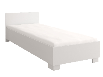 Jednolôžková posteľ 90 cm Oleg I (biela)