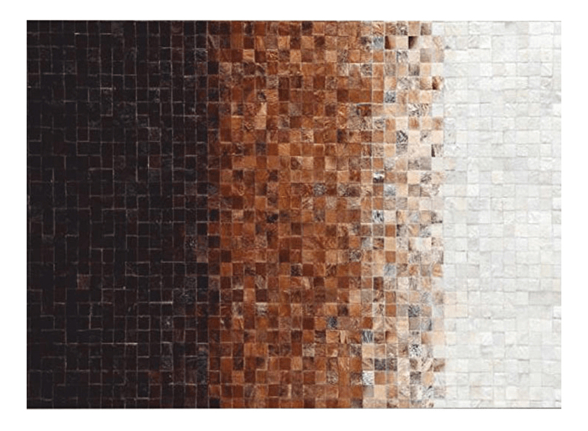 Luxusný kožený koberec 70x140 cm Kazuko typ 7