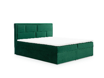 Kontinentálna posteľ 180 cm Menera (zelená)