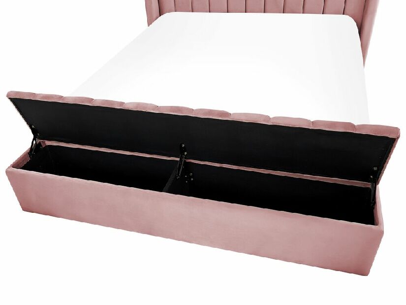 Manželská posteľ 140 cm Noya (ružová)