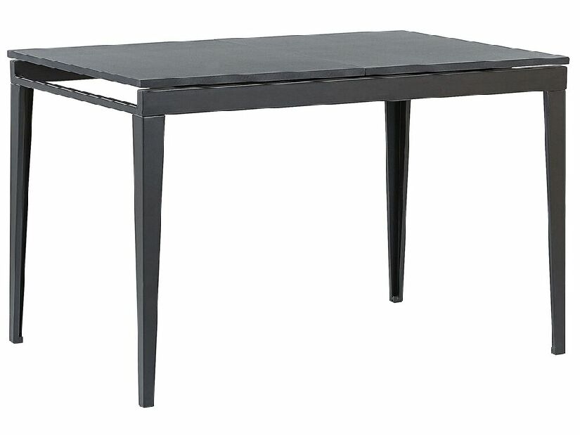 Jedálenský stôl NOROLLA (čierna) (pre 4 až 6 osôb)