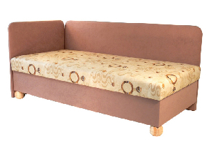 Jednolôžková posteľ (váľanda) 80 cm Sarita (s molitanovým matracom) (L)