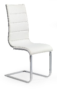 Jedálenská stolička K104 biela + šedá