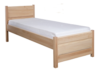 Jednolôžková posteľ 100 cm LK 120 (buk) (masív)