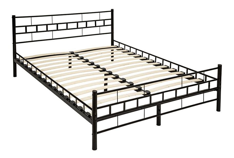 Manželská posteľ 160 cm Timlu (s roštom)