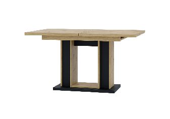 Jedálenský stôl Farug (artisan + čierna) (pre 6 až 8 osôb)