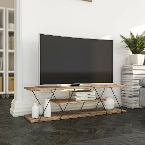 TV stolík/skrinka Cana (čierna)
