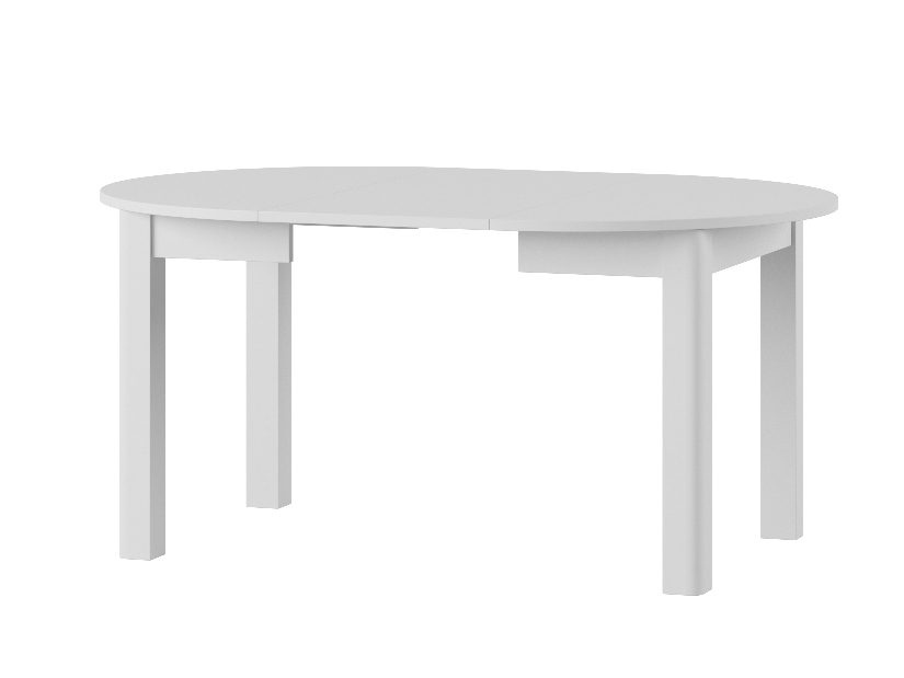 Jedálenský stôl Untim 1 (biela) (pre 4 až 6 osôb)