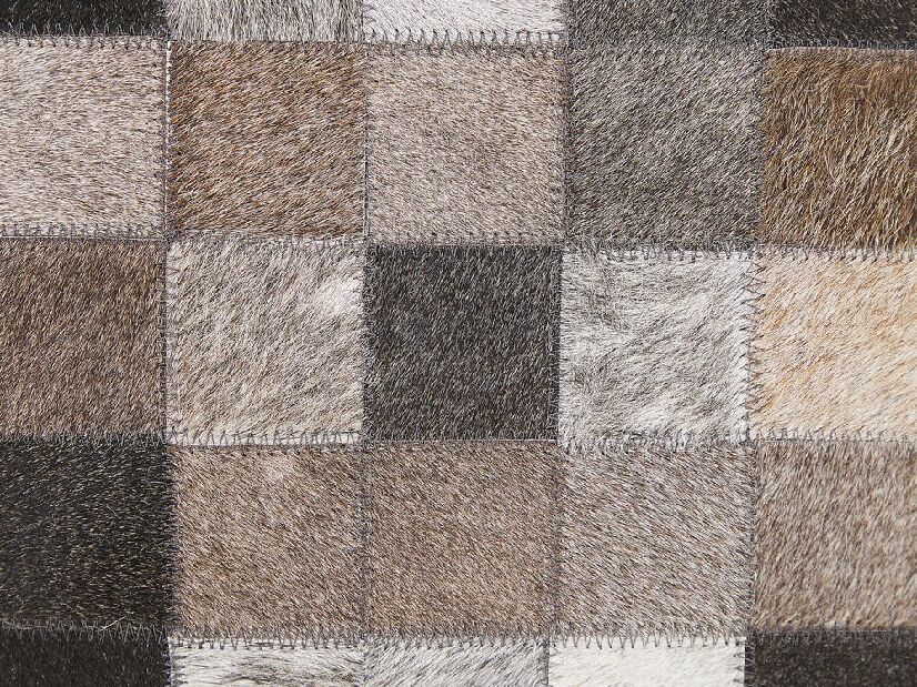 Koberec 160x230 cm ALUMUR (patchwork hnedá)