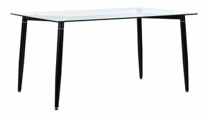 Jedálenský stôl TOTTUS (čierna) (pre 6 osôb)