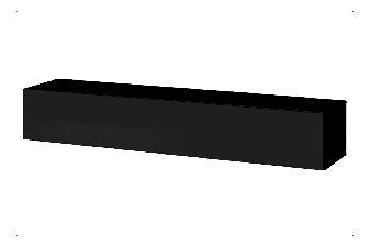 TV stolík/skrinka Southport 26 ZZ SW RTV 1 (čierna matná + čierny vysoký lesk) *výpredaj