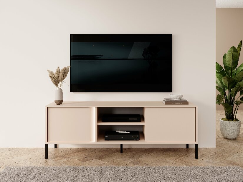 TV stolík/skrinka Danton 153 2D (béžová)