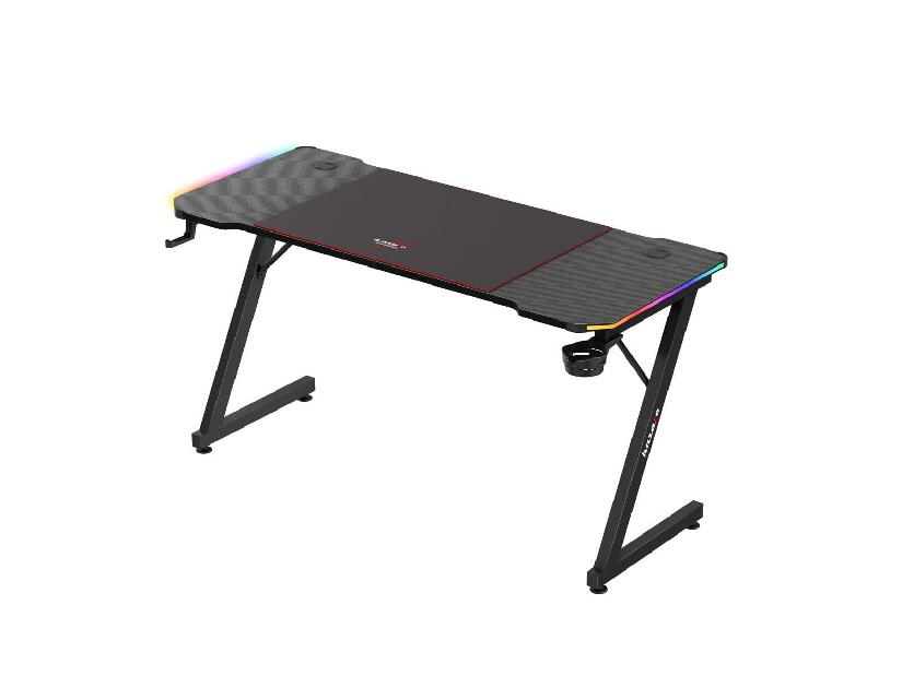 PC stolík Hyperion 3.3 (čierna + viacfarebná) (s LED osvetlením)