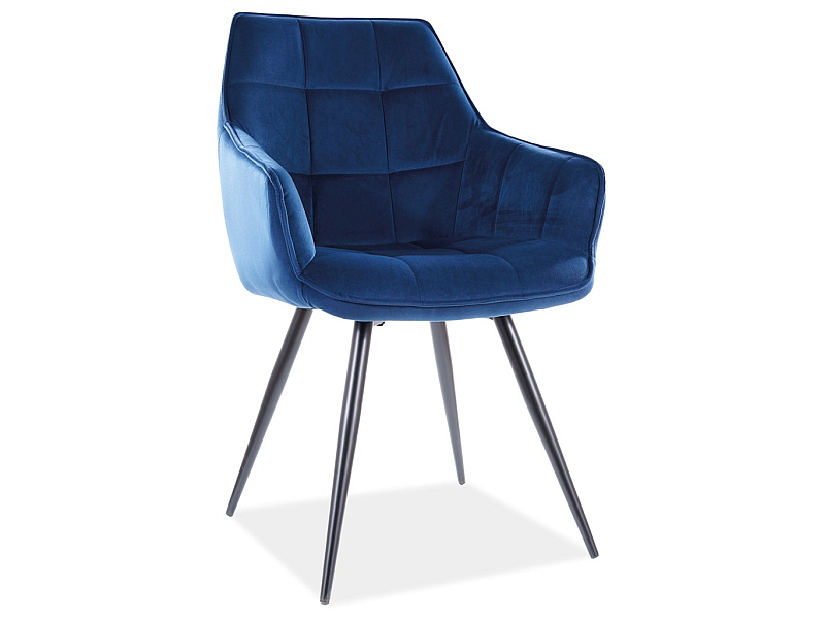 Jedálenská stolička Leslee (námornícka modrá + čierna)