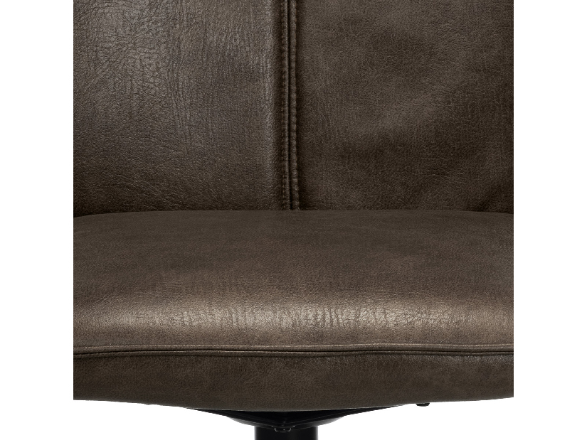 Jedálenská stolička Herbia-397-BR3 (tmavohnedá + čierna)