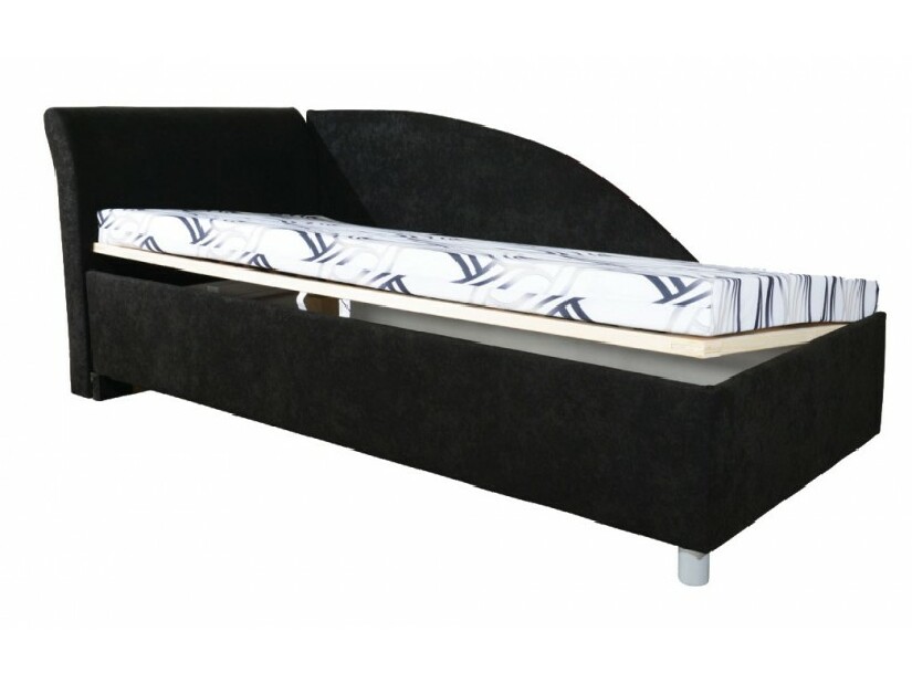 Jednolôžková posteľ (váľanda) 90 cm Pearline Plus (s roštami, bez matracov) (L)