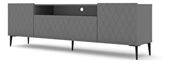 TV stolík/skrinka Dintanna 193 (grafit + grafit matný)