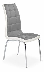Jedálenská stolička Adis (sivá + biela)