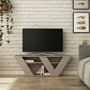 TV stolík/skrinka Pipa (Svetlá mokka)