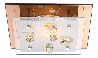 Stropné/nástenné svietidlo LED Ayana 40412 (moderné/dizajnové) (jantár + opál)