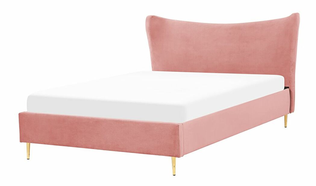 Manželská posteľ 160 cm Chaza (ružová)