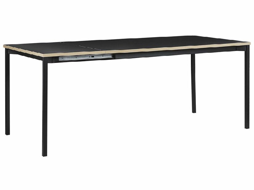 Jedálenský stôl AVENERA (čierna) (pre 6 až 8 osôb)