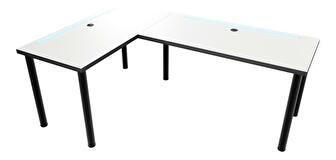 Písací stôl Nyrm (biela)