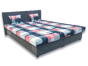 Manželská posteľ 160 cm Shanell (s penovými matracmi)