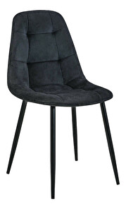 Jedálenská stolička Santino (čierna)