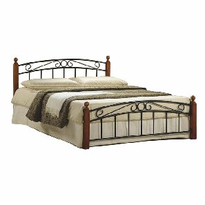 Manželská posteľ 140 cm Dalasi (s roštom) *bazár