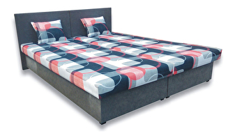 Manželská posteľ 160 cm Shanell (s penovými matracmi)