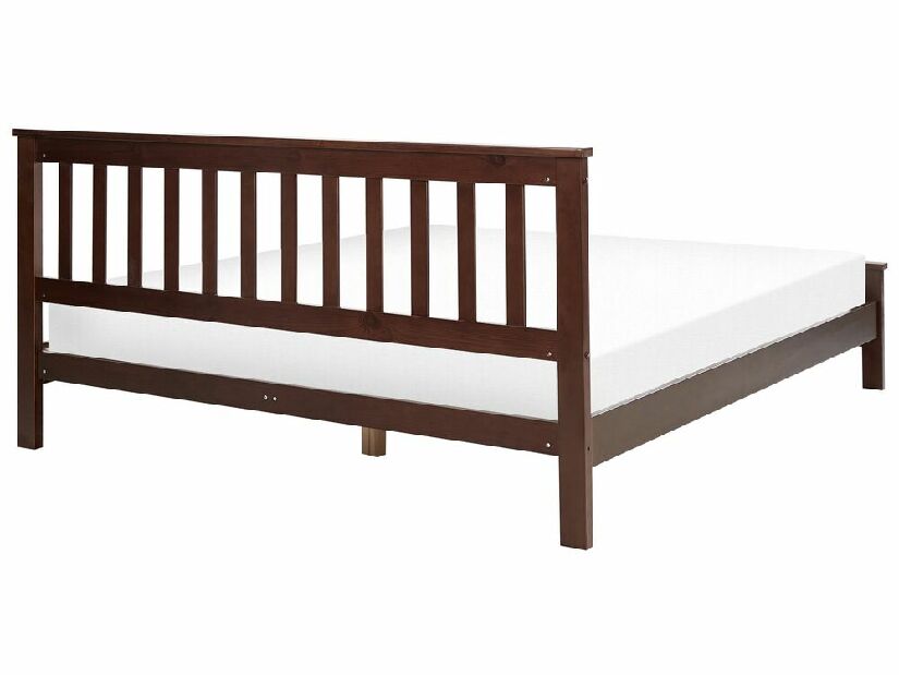 Manželská posteľ 160 cm Maye (tmavé drevo)