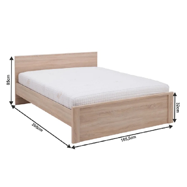 Manželská posteľ 160 cm Rihana Typ 8