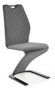 Jedálenská stolička Kerga (sivá + čierna)