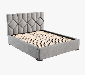 Čalúnená posteľ 160x200 cm Veggie (sivohnedá)