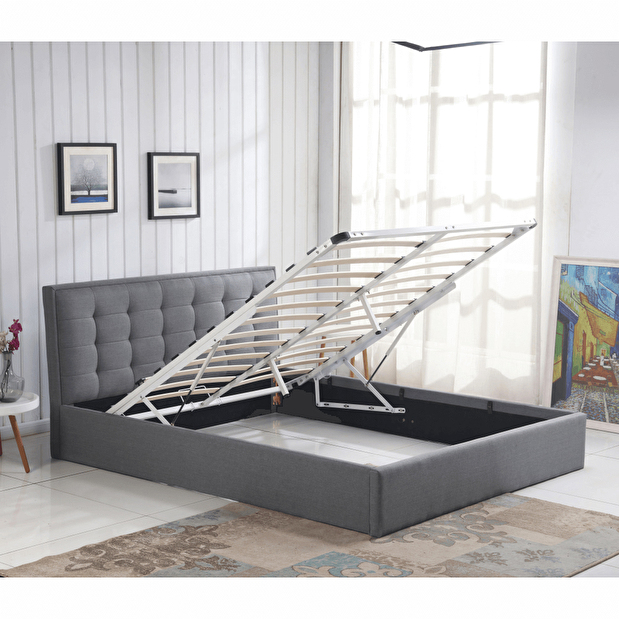 Manželská posteľ 180 cm Essie (s roštom)