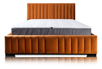 Čalúnená posteľ 180x200 cm Veggie II (medená)