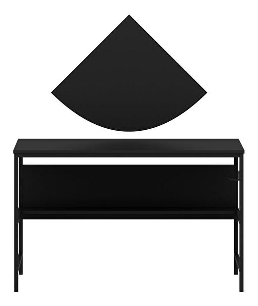 PC stolík Grana Matt (čierna)