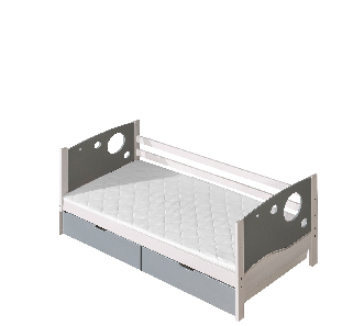 Jednolôžková posteľ 80 cm Kolin (s roštom a úl. priestorom)