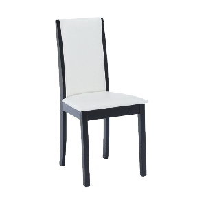 Jedálenská stolička Verni New (wenge + biela)